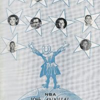1960 NBA All-Star Game Program cover