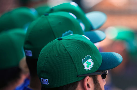 MLB Teams Wearing Green Caps, Jerseys 