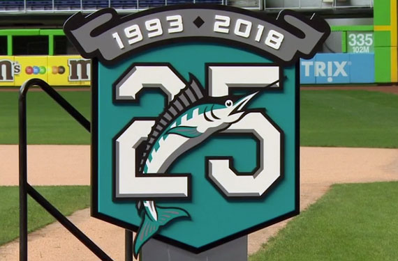 marlins 25th anniversary jersey