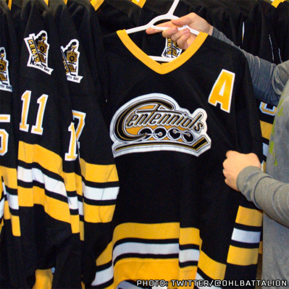 Brampton Battalion Road Uniform - Ontario Hockey League (OHL) - Chris  Creamer's Sports Logos Page 