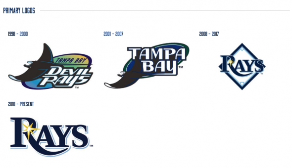 Chris Creamer  SportsLogos.Net on X: The Tampa Bay #Rays will no