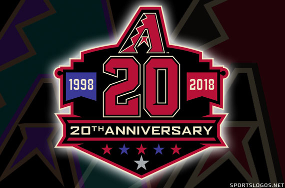 Arizona Diamondbacks MLB 20th Anniversary 1998 Baseball Jersey 