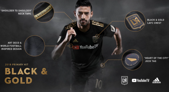 LAFC 2018 Away Jersey Medium