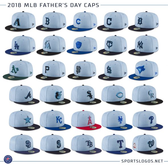 All 30 MLB Teams in Powder Blue for Father's Day Today