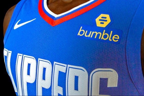 Clippers promote women-first dating app Bumble with new jersey patch