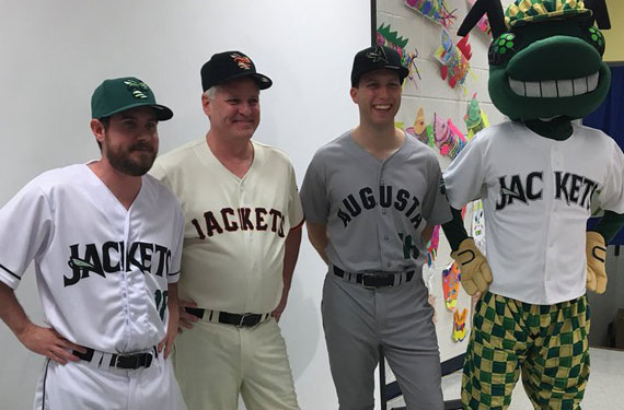 Augusta GreenJackets unveil new uniforms and mascot