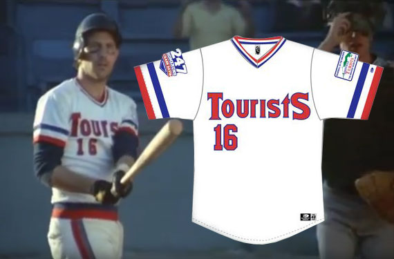 Bull Durham Crash Davis Tourists Custom Baseball Jersey Adult Medium