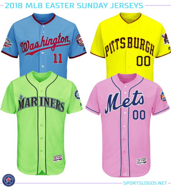 MLB Teams Wearing Bright, Colourful Uniforms This Weekend