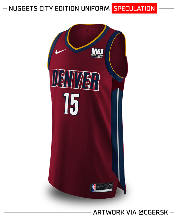 denver nuggets uniforms 2019