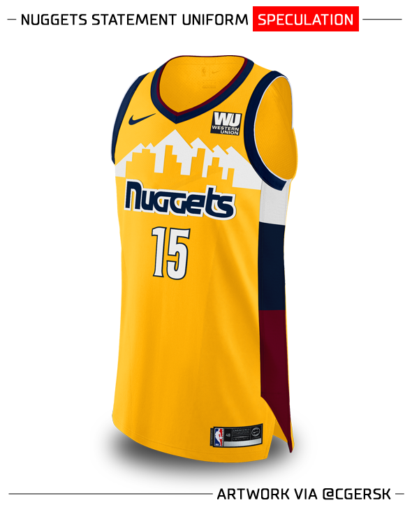 denver nuggets uniforms 2019