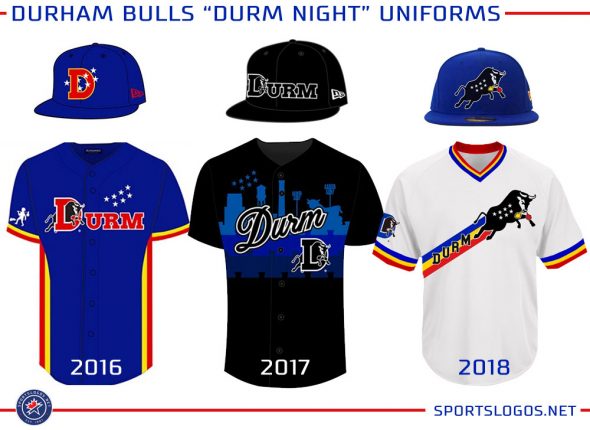 Durham Bulls Baseball Club - Our game-worn Throwback Jersey