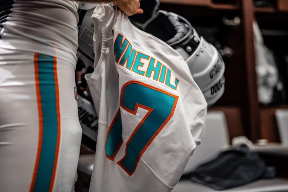 The Miami Dolphins officially unveil their leaked uniforms