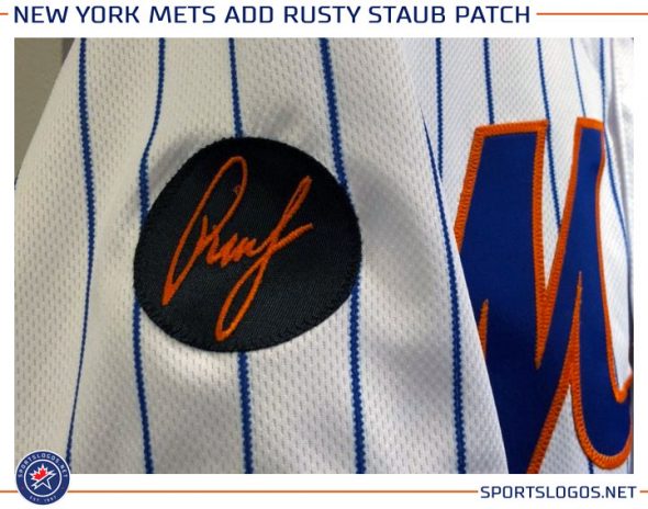 New York Mets Add Memorial Patch for Rusty – SportsLogos.Net News