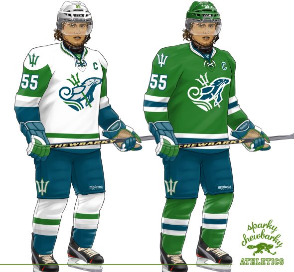 Concept for an NHL expansion team in Seattle, the Seattle Krakens