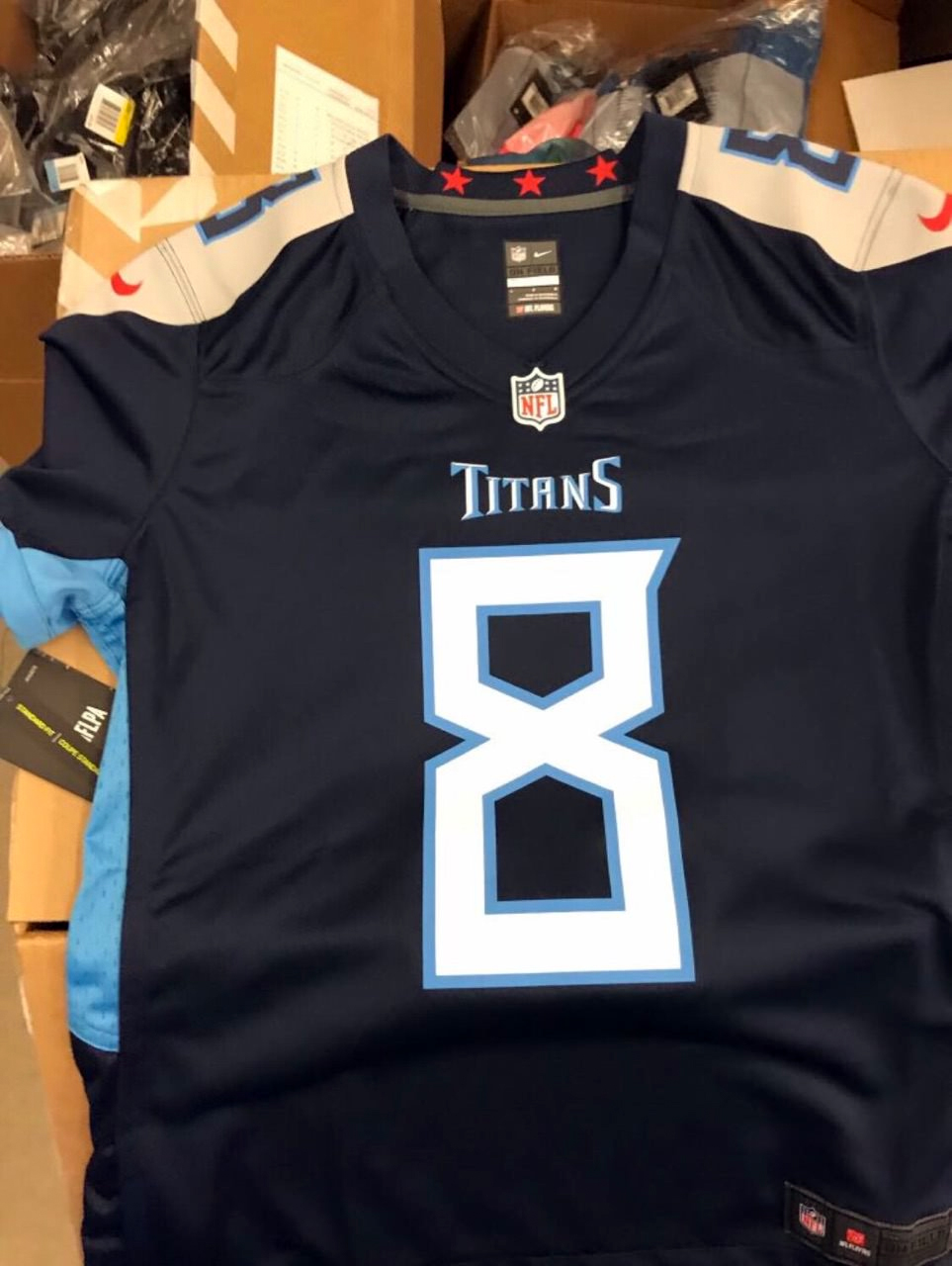 On Eve of Unveiling, New Tennessee Titans Jersey Possibly Leaked