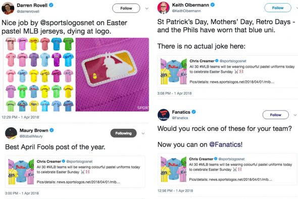 MLB Teams Wearing Easter Pastel Colours Today – SportsLogos.Net News