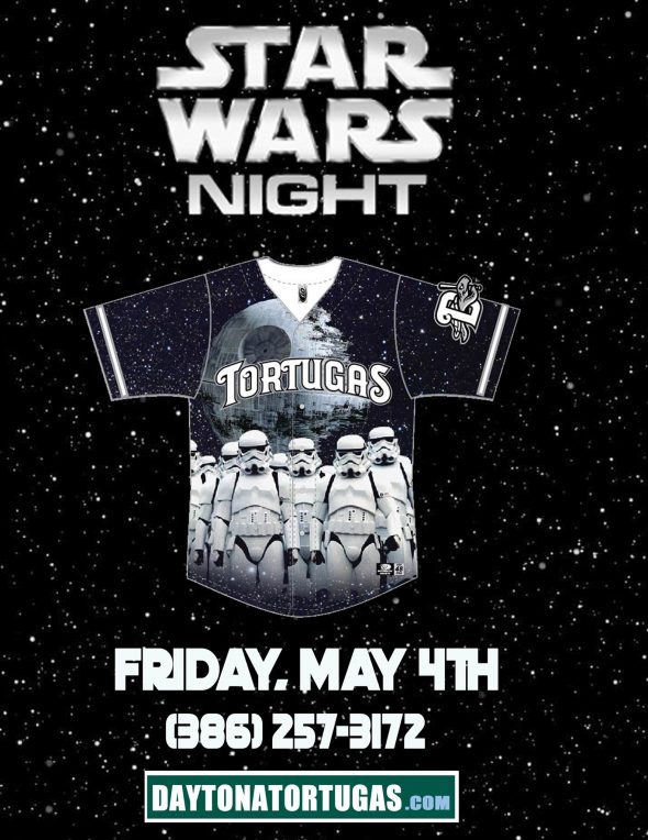 Tacoma Rainiers Star Wars Promo Jersey 2015