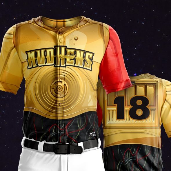 Star Wars This Is The Way Style Yellow Custom Name Baseball Jersey