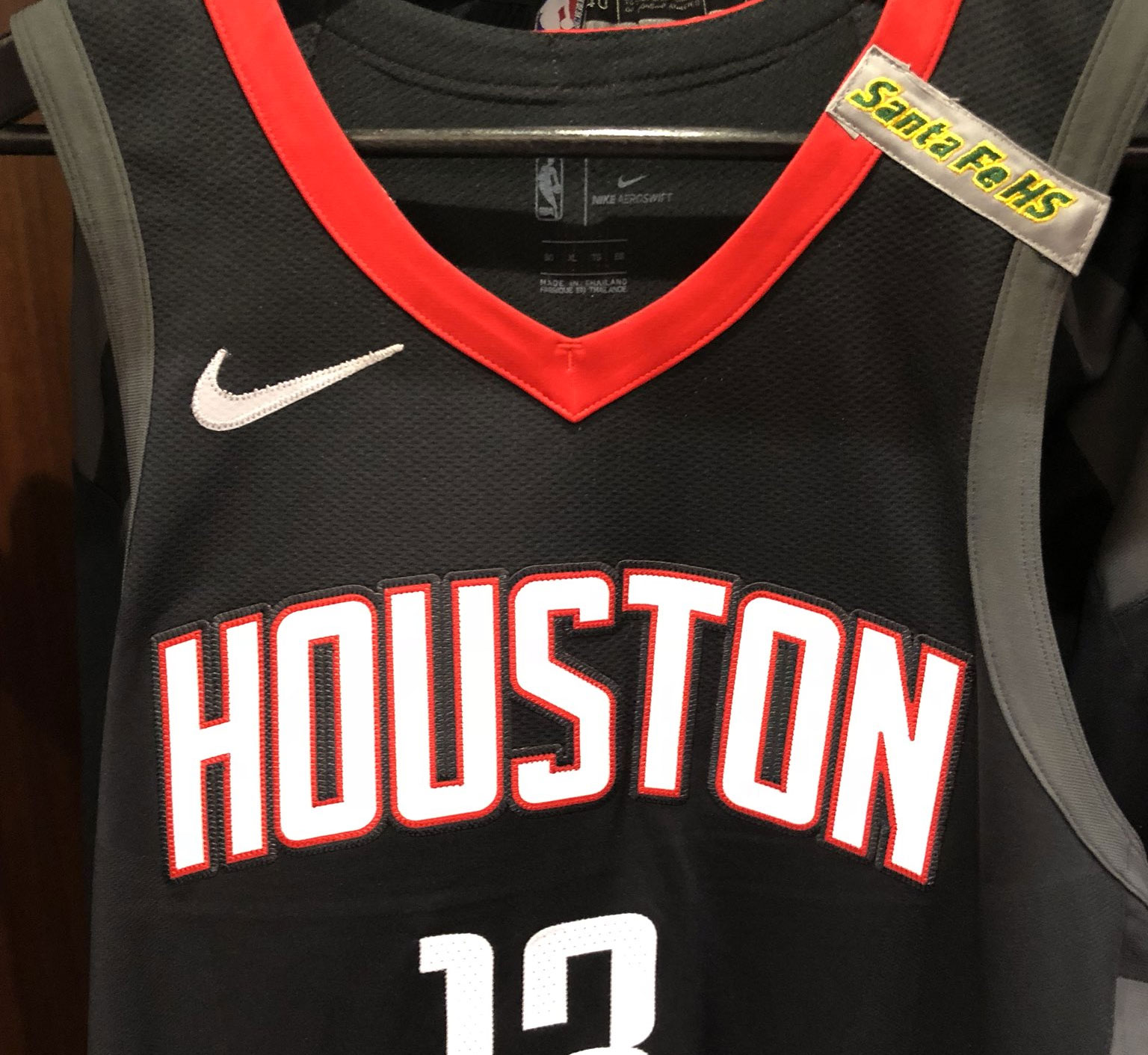 Rockets Wear Patch for Santa Fe Shooting Victims