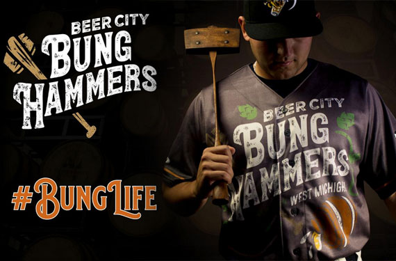 West Michigan Whitecaps to play as Beer City Bung Hammers