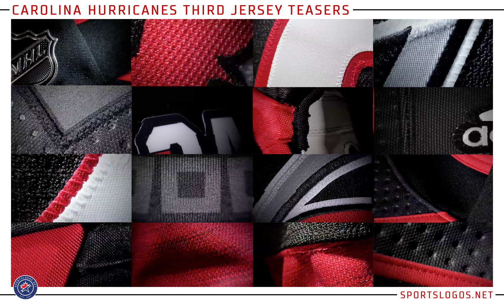 Carolina Hurricanes Share Teaser for New Third Uniform SportsLogos