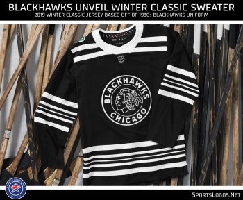 Blackhawks Throwback To 1934 For Winter Classic Uniform – SportsLogos ...