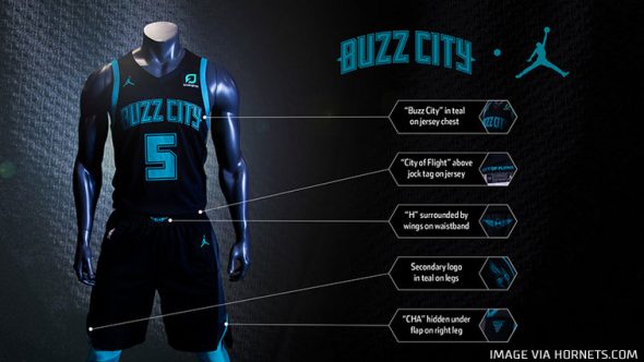 Charlotte Hornets Unveil New Buzz City Uniforms – SportsLogos.Net News