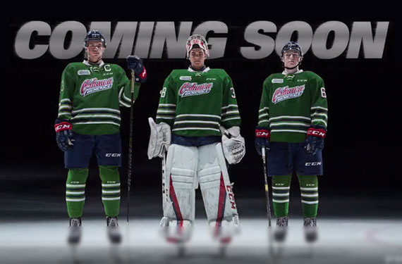 Oshawa Generals Tease New Green Uniform