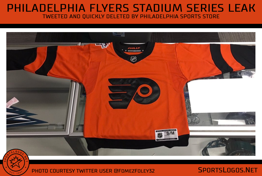 Leaked Philadelphia Flyers 2019 Stadium Series Jersey SportsLogos