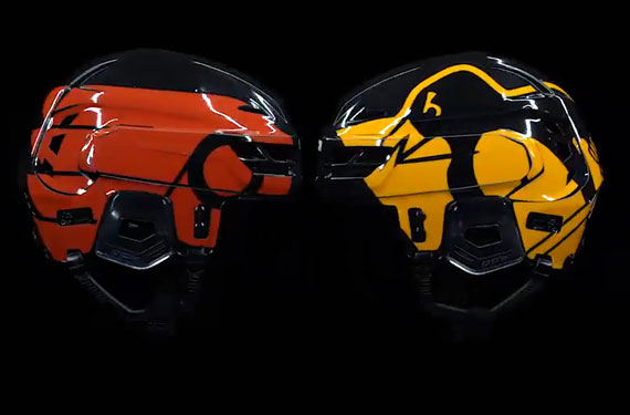 Flyers, Penguins Wearing Helmets With Giant Logos for Stadium Series