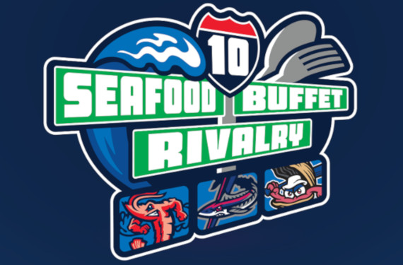 Jumbo Shrimp, Shuckers, Blue Wahoos to play Seafood Buffet Series