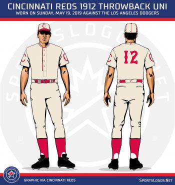 Cincinnati Reds Uniforms Throw it Back to 1912 Sunday – SportsLogos.Net ...