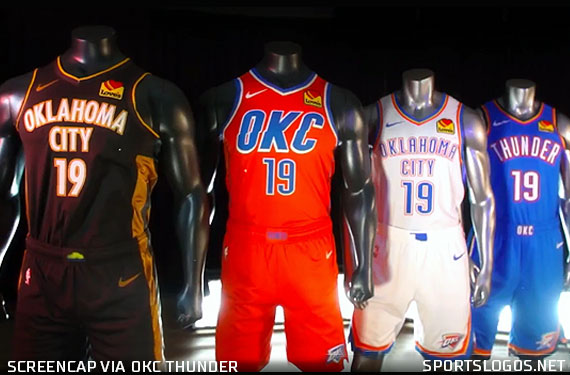 okc thunder city uniforms