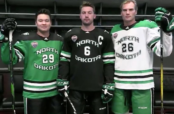 North Dakota Fighting Hawks Unveil New Hockey Jerseys – SportsLogos.Net