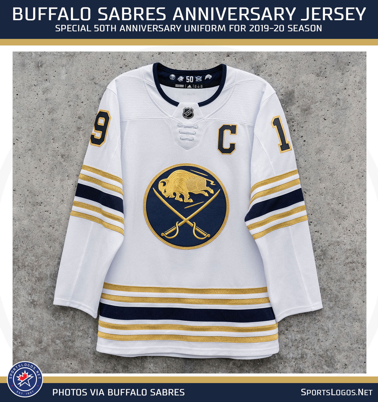 Buffalo Sabres Unveil Golden Jersey, Announce Return Of Old Colours ...