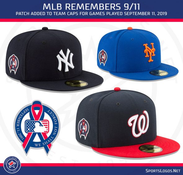 MLB Players to Wear Ribbons on Caps for 9-11 – SportsLogos.Net News