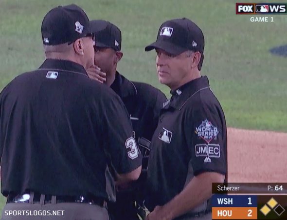 Umpires to Wear JM, EC Patches in 2019 World Series – SportsLogos.Net News