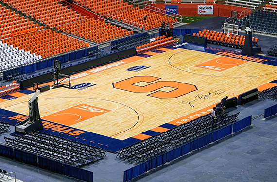 Syracuse Orange Unveil New Basketball Court Design – SportsLogos.Net News