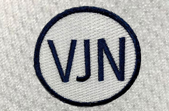 Tampa Bay Rays Wearing VJN Patch on Uniform