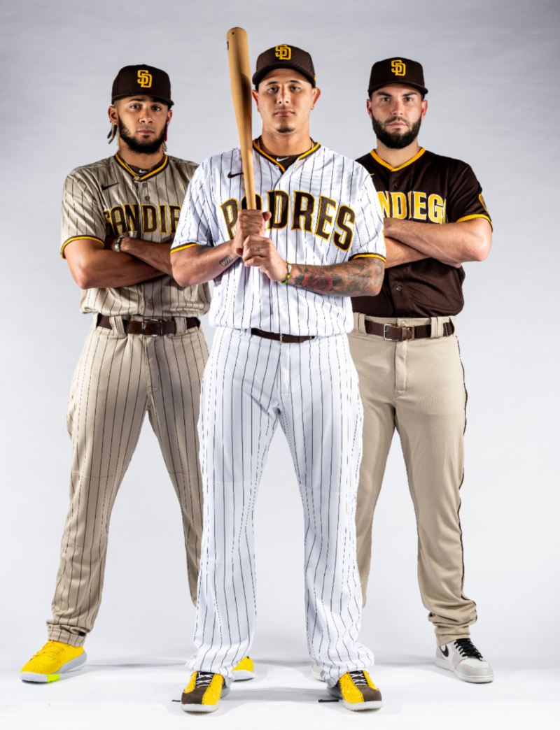 black and gold baseball uniforms