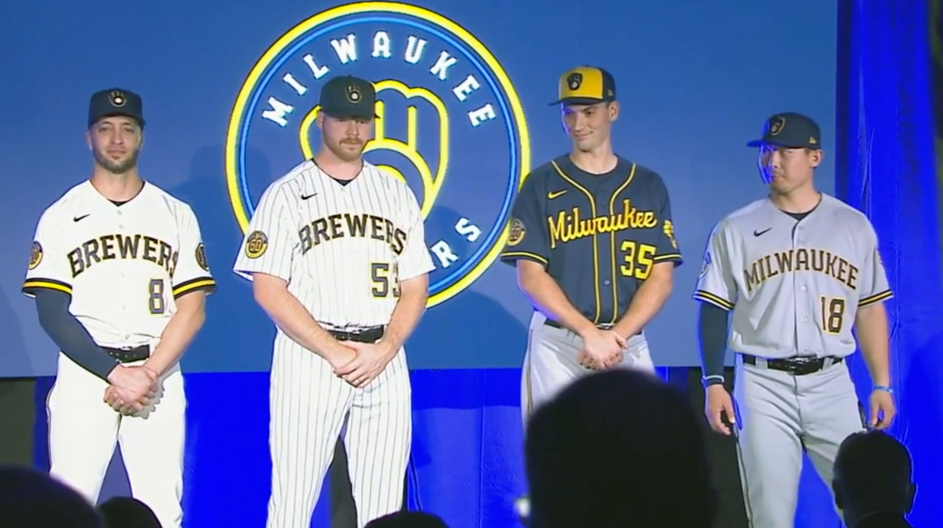 Glove Love Brewers Unveil New Logos and Uniforms News