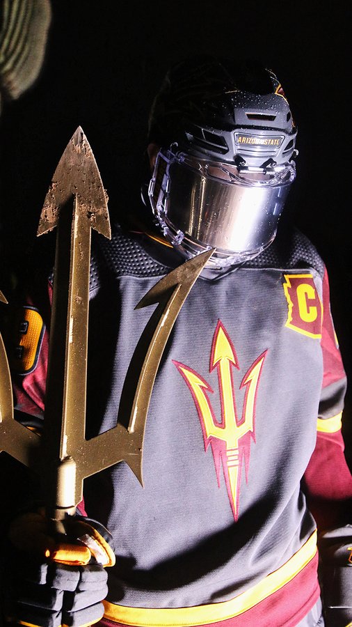 arizona state university hockey jersey