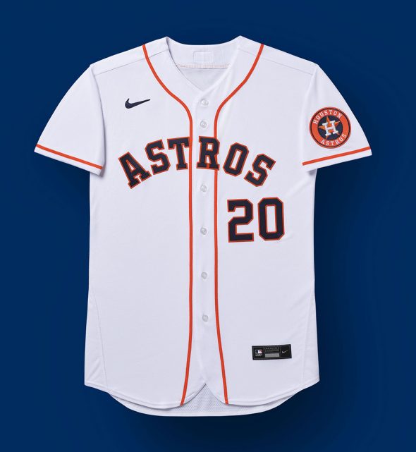 Team Issue Houston Astros Jersey 48 Majestic Authentic Pro Cut