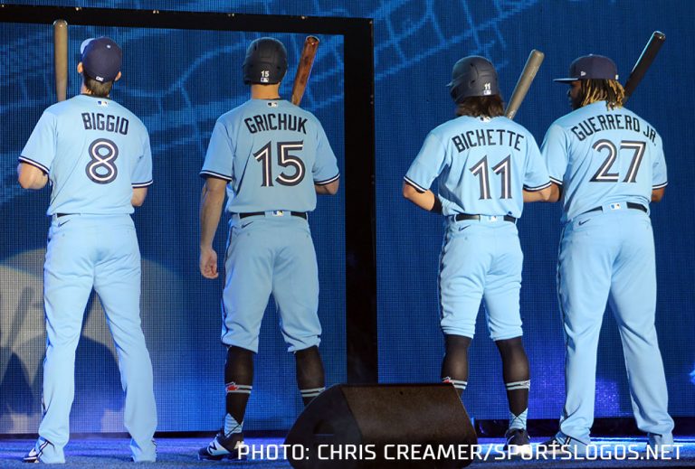 Blue Jays Unveil New Powder Blue Uniform, Tweak Logos For 2020 ...