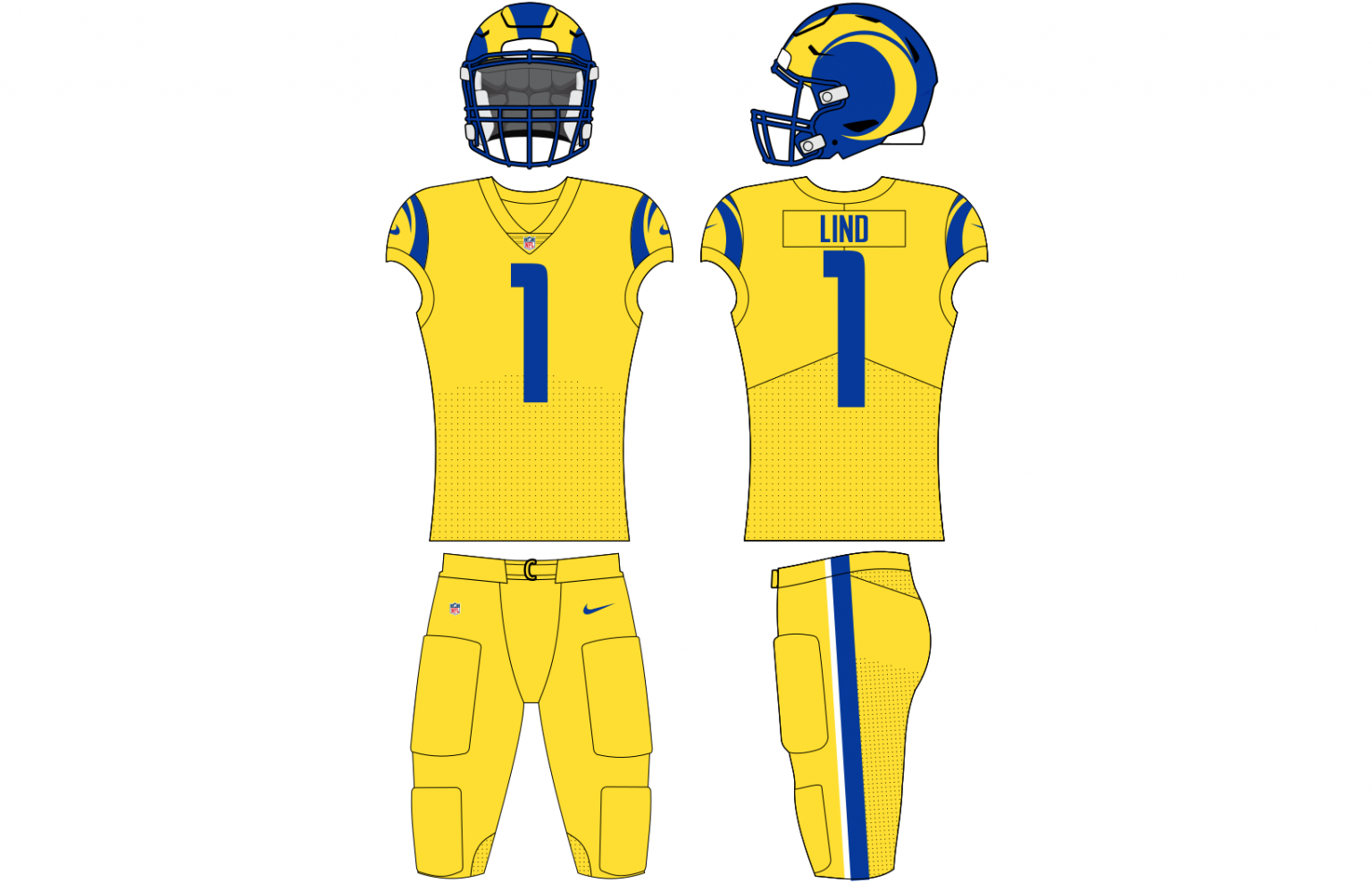 Los Angeles Rams Tease Alternate Uniforms In 2021, 2022 – SportsLogos