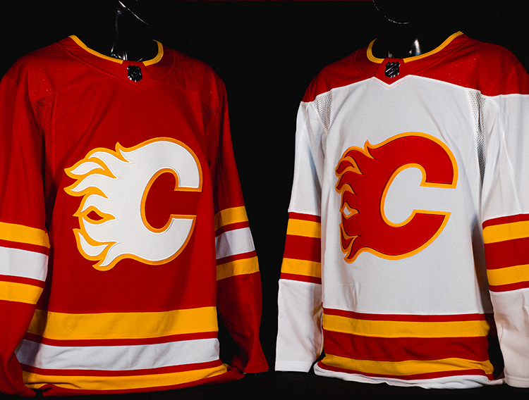 Calgary Flames Go "Full Retro" with New Uniforms for 2021