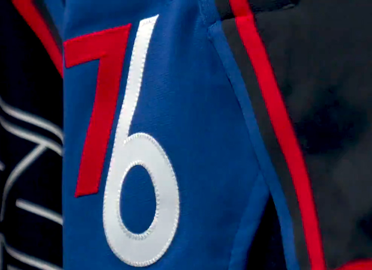 sixers black uniform