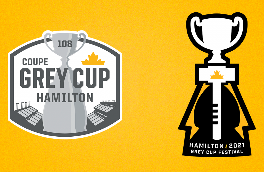 Hamilton Tiger-Cats Unveil 108th Grey Cup And 2021 Grey Cup Festival Logos