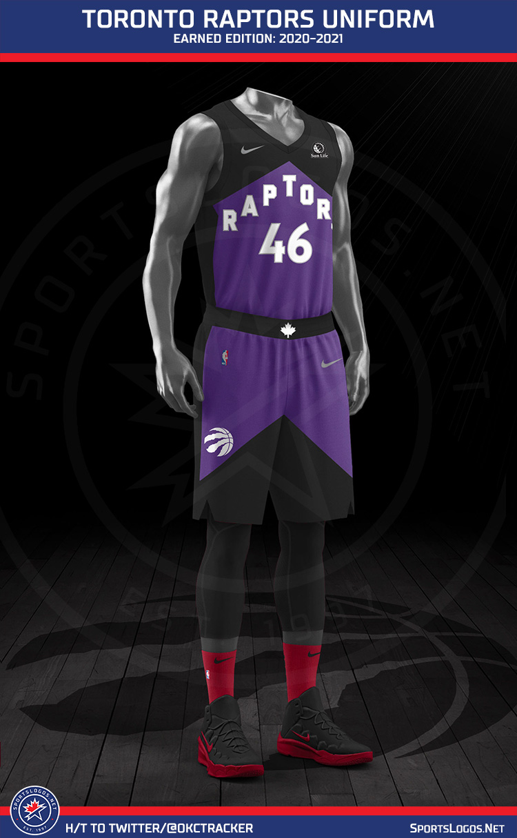 Once despised, the Toronto Raptor's 'purple dinosaur' jersey is