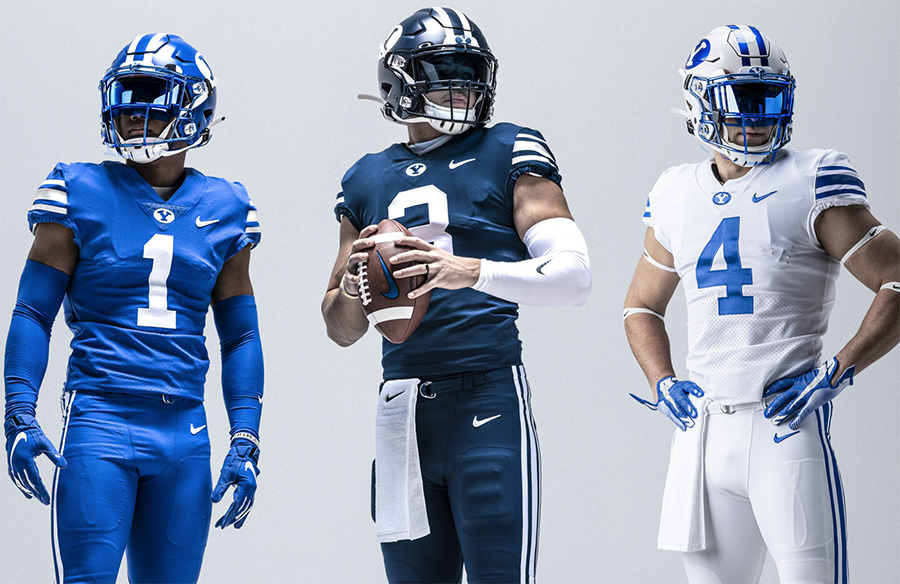 BYU Cougars Unveil New Navy, Royal Blue Helmets – SportsLogos.Net News